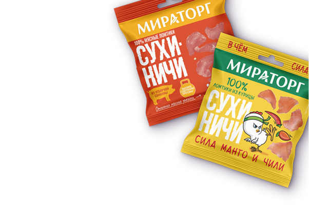 Купите любые снеки-закуски Мираторг